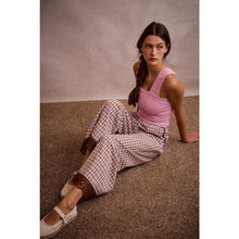 Load image into Gallery viewer, Cocoa Lace Trim Pants