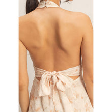 Load image into Gallery viewer, Petal Whisper Halter Dress
