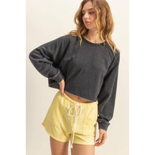 Load image into Gallery viewer, Laid Back Crop Sweatshirt