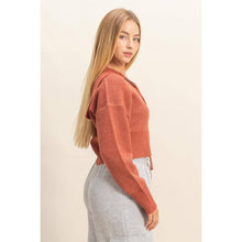 Load image into Gallery viewer, Autumn Ember Zip Sweater