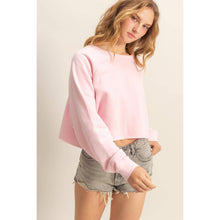 Load image into Gallery viewer, Laid Back Crop Sweatshirt