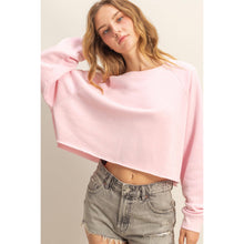Load image into Gallery viewer, Laid Back Crop Sweatshirt