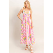 Load image into Gallery viewer, Pink Lemonade Midi Dress