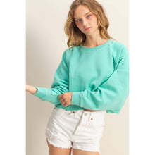 Load image into Gallery viewer, Laid Back Crop Sweatshirt