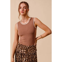 Load image into Gallery viewer, Caramel Kiss Ribbed Tank