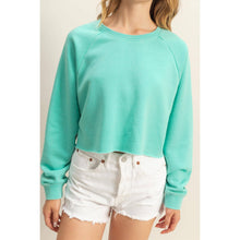 Load image into Gallery viewer, Laid Back Crop Sweatshirt
