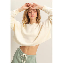Load image into Gallery viewer, Laid Back Crop Sweatshirt