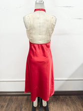 Load image into Gallery viewer, Holiday Elegance Satin Midi Dress