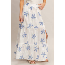 Load image into Gallery viewer, Coastal Bloom Midi Skirt