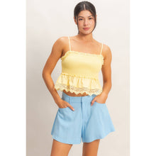 Load image into Gallery viewer, Golden Hour Lace Tank