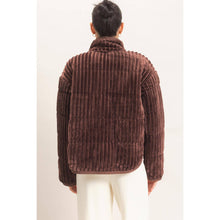 Load image into Gallery viewer, Cocoa Corduroy Quilted Jacket