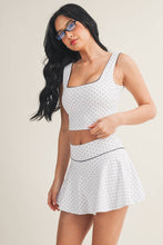 Load image into Gallery viewer, Dot Darling Crop Tank
