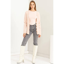 Load image into Gallery viewer, Rosy Routine Cardigan