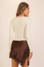 Load image into Gallery viewer, Scallop & Stitch Sweater Top