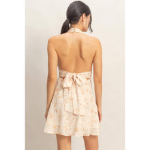 Load image into Gallery viewer, Petal Whisper Halter Dress