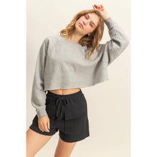 Load image into Gallery viewer, Laid Back Crop Sweatshirt