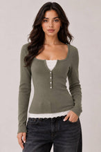 Load image into Gallery viewer, Lace & Layer Long Sleeve