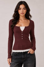 Load image into Gallery viewer, Lace & Layer Long Sleeve