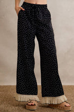 Load image into Gallery viewer, Midnight Lace Dot Pants