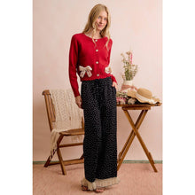 Load image into Gallery viewer, Midnight Lace Dot Pants