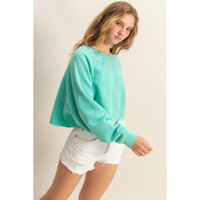 Load image into Gallery viewer, Laid Back Crop Sweatshirt