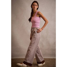 Load image into Gallery viewer, Cocoa Lace Trim Pants