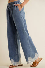 Load image into Gallery viewer, Denim Darling Wide-Leg Pants