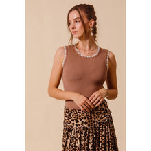 Load image into Gallery viewer, Caramel Kiss Ribbed Tank