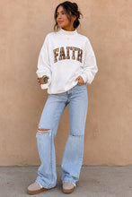 Load image into Gallery viewer, Faith In Plaid Mock Neck Sweatshirt