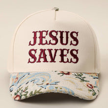 Load image into Gallery viewer, JESUS SAVES Floral Trucker Hat