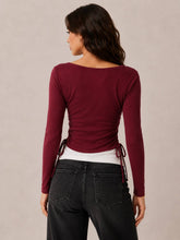 Load image into Gallery viewer, Garnet Lace Romance Top