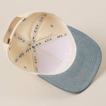 Load image into Gallery viewer, MAMA Ribbon Embroidered Two-Tone Trucker Hat
