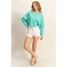 Load image into Gallery viewer, Laid Back Crop Sweatshirt
