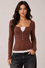 Load image into Gallery viewer, Lace & Layer Long Sleeve