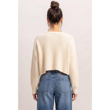 Load image into Gallery viewer, Cream Cloud Ribbed Sweater