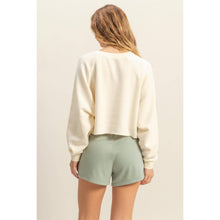 Load image into Gallery viewer, Laid Back Crop Sweatshirt
