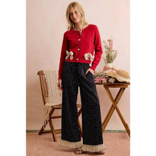 Load image into Gallery viewer, Midnight Lace Dot Pants
