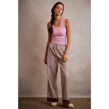 Load image into Gallery viewer, Cocoa Lace Trim Pants
