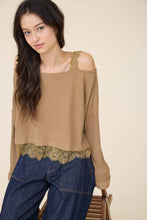 Load image into Gallery viewer, Lace Darling Knit Top
