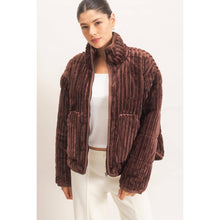 Load image into Gallery viewer, Cocoa Corduroy Quilted Jacket
