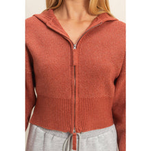 Load image into Gallery viewer, Autumn Ember Zip Sweater
