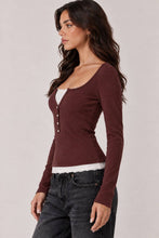 Load image into Gallery viewer, Lace &amp; Layer Long Sleeve

