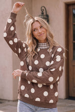Load image into Gallery viewer, Dotty Days Mockneck Sweatshirt
