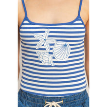 Load image into Gallery viewer, Seaside Stitched Tank🌊
