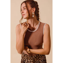 Load image into Gallery viewer, Caramel Kiss Ribbed Tank
