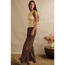 Load image into Gallery viewer, Ivory Lace &amp; Ribbed Halter Top
