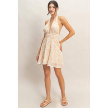 Load image into Gallery viewer, Petal Whisper Halter Dress

