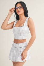 Load image into Gallery viewer, Dot Darling Crop Tank
