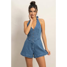 Load image into Gallery viewer, Denim Darling Romper
