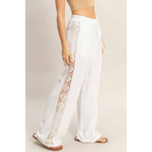 Load image into Gallery viewer, Lace &amp; Leisure Wide Leg Pants
